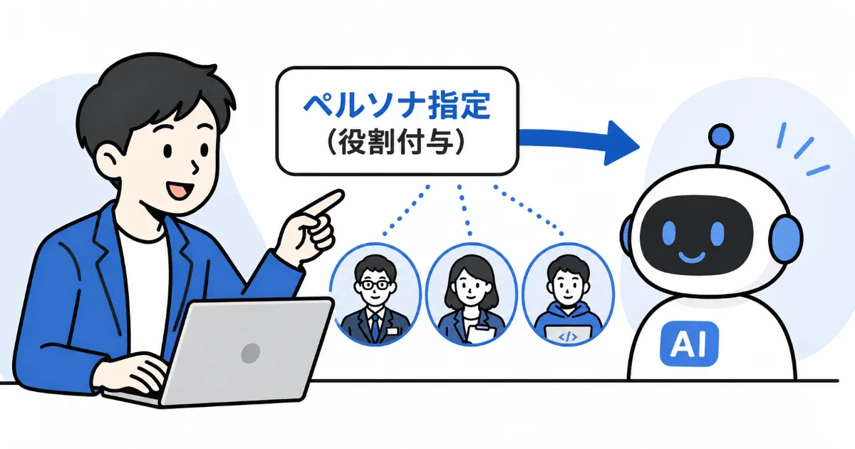 ペルソナ指定（役割付与）