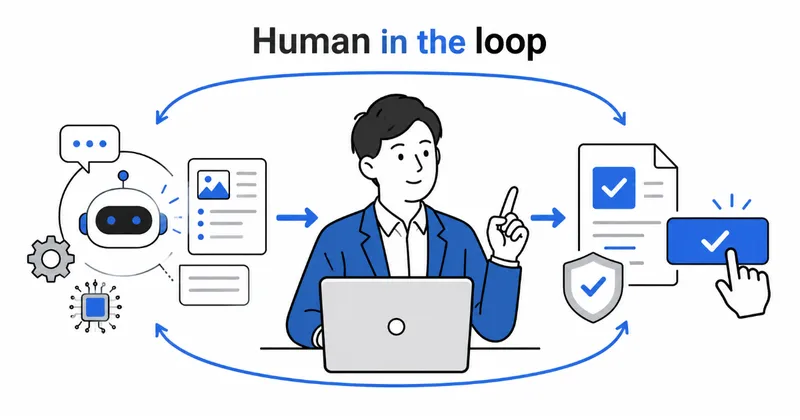 Human in the loop（ヒューマン・イン・ザ・ループ / 人間の介在）